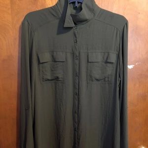 Dark Green XL Blouse (NWOT)